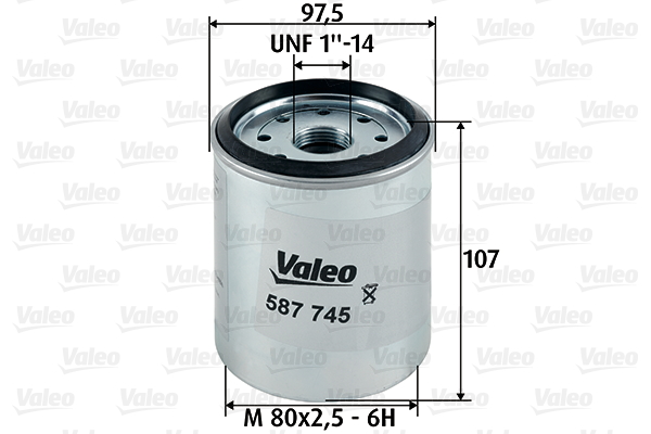 Polttoainesuodatin VALEO 587745
