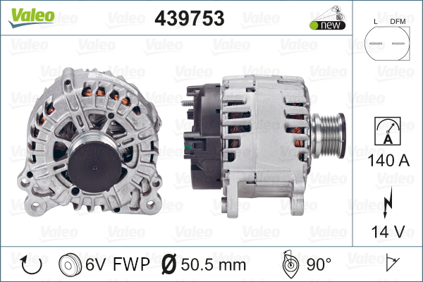 Laturi VALEO 439753