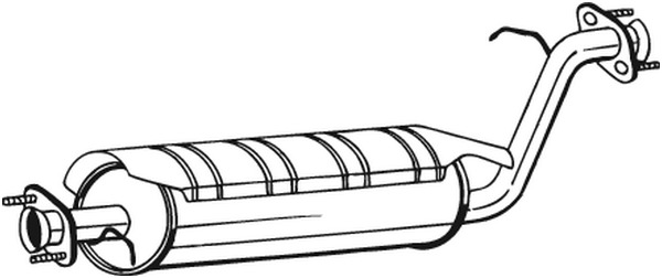 Keskipönttö BOSAL 211-381
