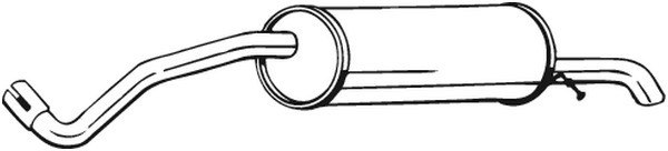 Takaäänenvaimentaja BOSAL 281-897