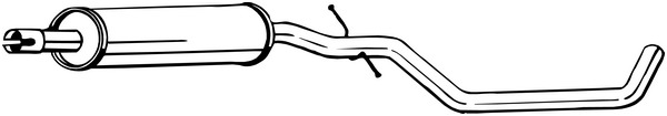 Keskipönttö BOSAL 281-911
