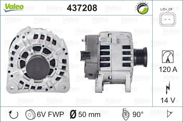 Laturi VALEO 437208