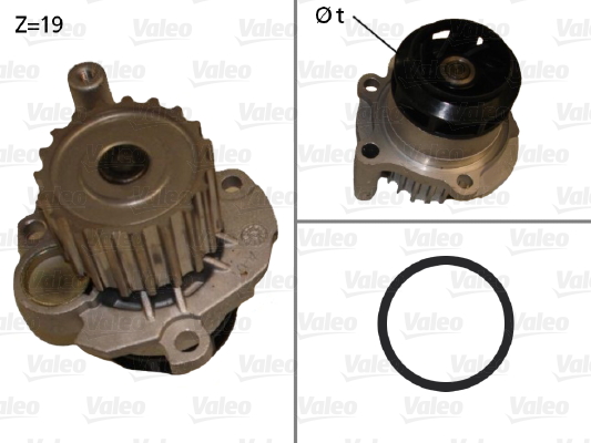 Vesipumppu VALEO 506874