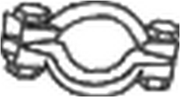 Pidike, pakoputkisto BOSAL 250-950