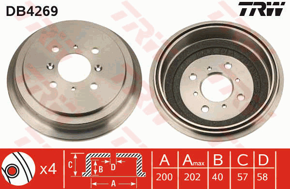 Jarrurumpu TRW DB4269