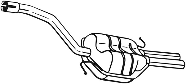 Takaäänenvaimentaja BOSAL 220-027