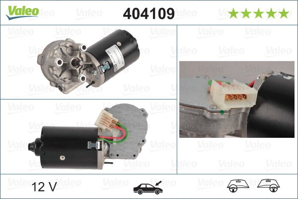 Pyyhkijän moottori VALEO 404109