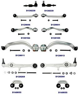 Korjaussarja, poikittaistukivarsi, Ajoneuvon etuosa, AUDI A4, A4 Avant, A4 Cabriolet, 219 323 01 44, 4B0 419 811 B S3, 4B0 419 811 C S3,