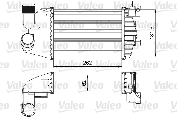 Välijäähdytin VALEO 818627