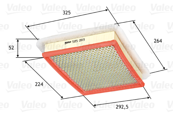 Ilmansuodatin VALEO 585069