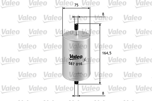 Polttoainesuodatin VALEO 587016
