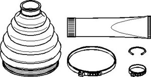 Paljekumisarja, vetoakseli, Pyörän puoli, Etuakseli, oikea, Etuakseli, vasen, CITROËN,DS,FIAT,LANCIA,PEUGEOT,TOYOTA, 3293 C7, 9467577780