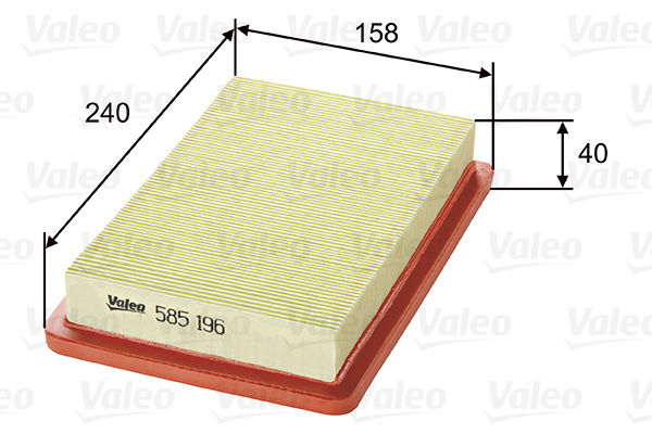 Ilmansuodatin VALEO 585196