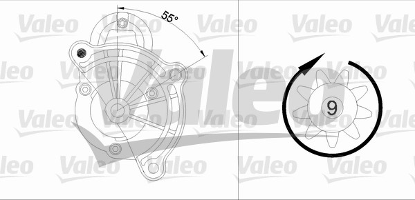 Startteri VALEO 455748