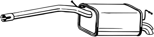 Takaäänenvaimentaja BOSAL 233-405
