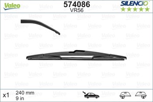 Pyyhkijänsulka, Takana, CITROËN,FIAT,HONDA,MAZDA,MITSUBISHI,NISSAN,OPEL,PEUGEOT,SUZUKI, 1607676480, 1607676680, 287901LA0A, 28790-1LA0A,