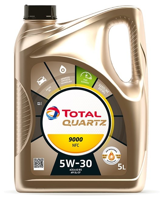 Moottoriöljy TOTAL 5W30 QUARTZ 9000 NFC 5L