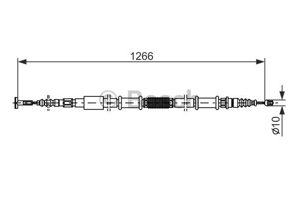 Käsijarruvaijeri BOSCH 1 987 477 556