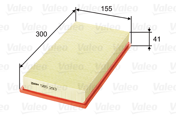 Ilmansuodatin VALEO 585293