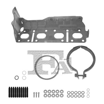 Asennussarja, turboahdin FA1 KT100280