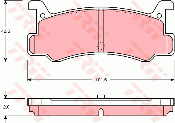 Jarrupalasarja, levyjarru TRW GDB375