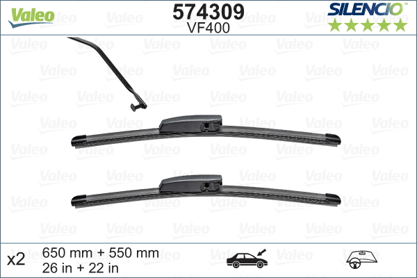 Pyyhkijänsulka VALEO 574309