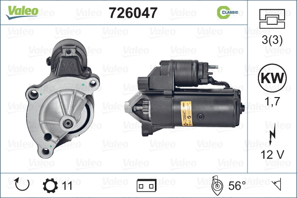 Startteri VALEO 726047