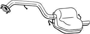 Takaäänenvaimentaja, MAZDA 5, LF2840100G, LF2940100G