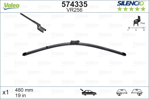 Pyyhkijänsulka VALEO 574335
