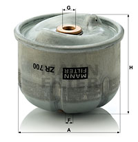 Öljynsuodatin MANN-FILTER ZR 700 x