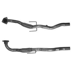 Pakoputki, Edessä, OPEL VECTRA C, VECTRA C GTS, VECTRA C Kombi, VAUXHALL VECTRA Mk II, 55353496, 5854228