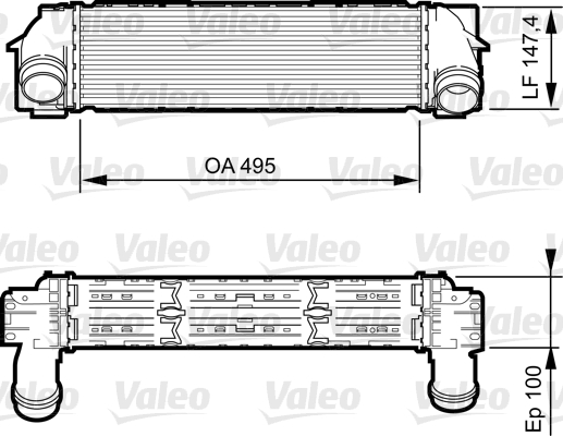 Välijäähdytin VALEO 818254
