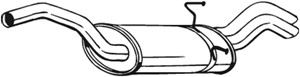 Takaäänenvaimentaja, CITROËN,FIAT,PEUGEOT, 1726J6, 1726K5, 1726RK, 1726RL, 1726V4, 1726V5, 1730P8, 9456123180, 9456157980, 9456212680