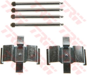 Tarvikesarja, jarrupala, Taka-akseli, MERCEDES-BENZ, 004 168 10 00, A 004 168 10 00