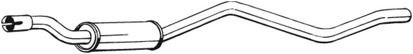Keskipönttö BOSAL 282-531