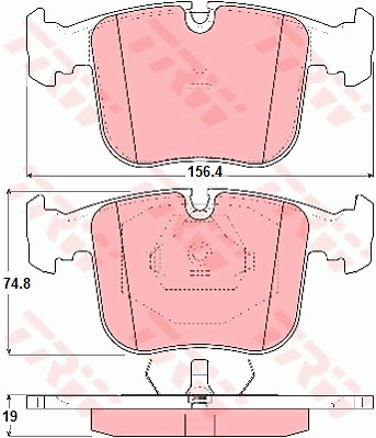 Jarrupalasarja, levyjarru TRW GDB1118