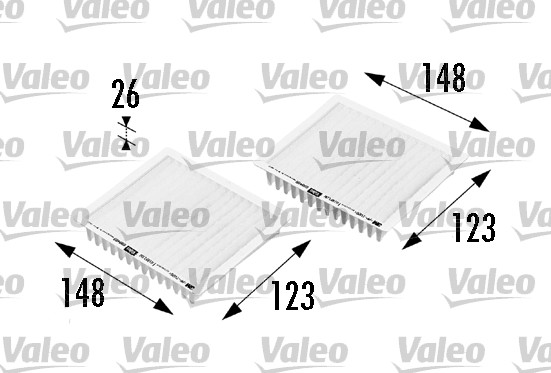 Raitisilmasuodatin VALEO 698469