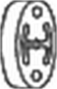 Kumisuikale, pakoputkisto, MERCEDES-BENZ E-KLASS [W211], E-KLASS T-Model [S211], 2114923141, A2114923141