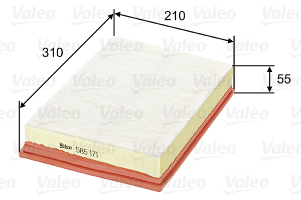 Ilmansuodatin VALEO 585171