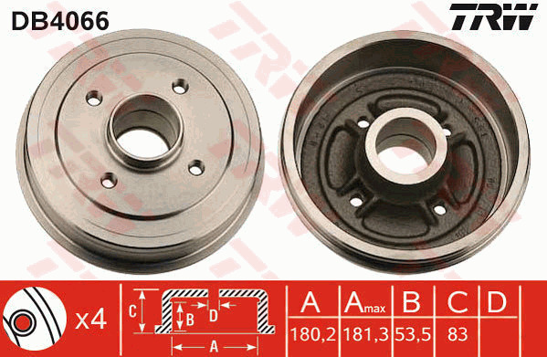 Jarrurumpu TRW DB4066