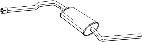 Keskipönttö BOSAL 288-229