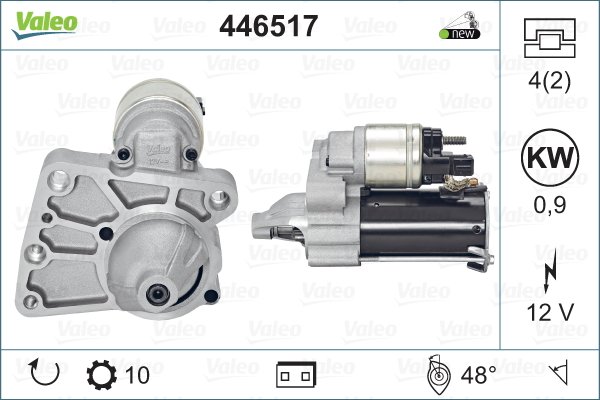 Startteri VALEO 446517