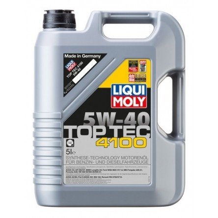 Moottoriöljy LIQUI MOLY TOP TEC 4100 5W40 5L