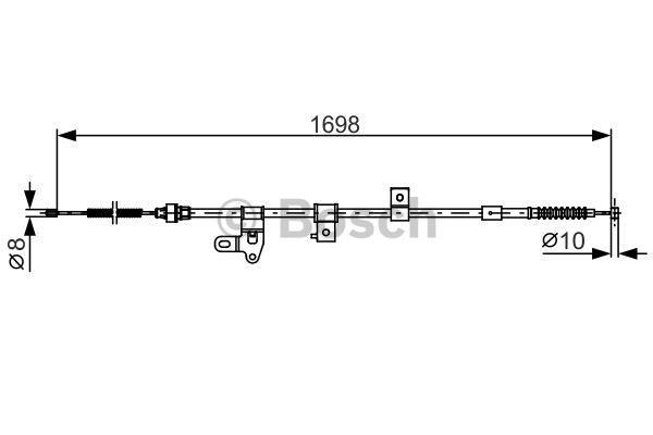 Käsijarruvaijeri BOSCH 1 987 482 346