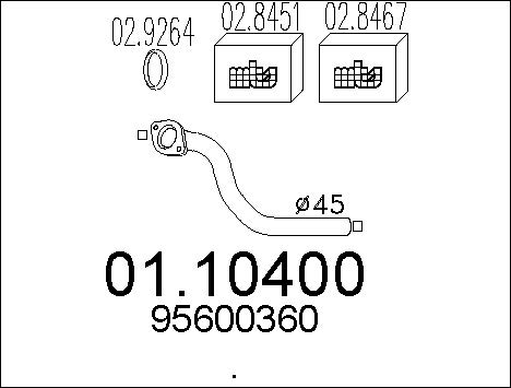 Pakoputki MTS 01.10400