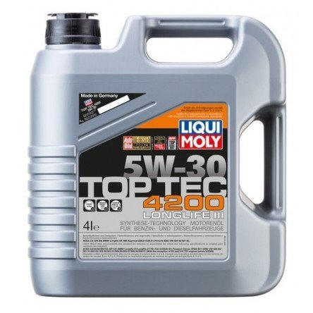 Moottoriöljy LIQUI MOLY TOP TEC 4200 5W30 4L