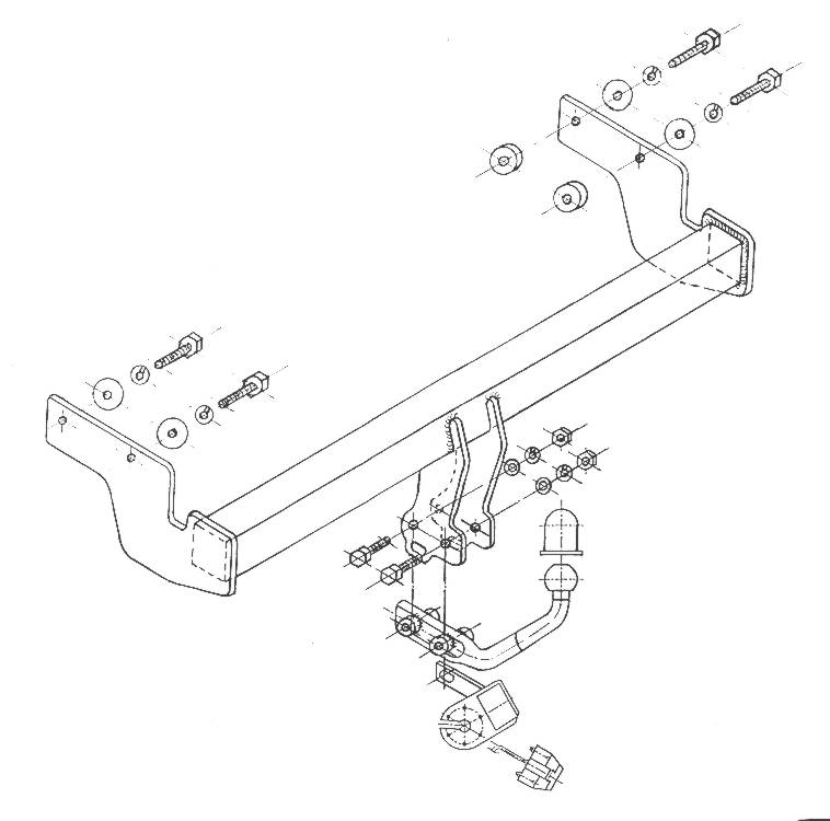 Vetokoukku STEINHOF STH-236 Hyundai Getz '02-