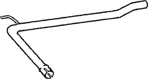 Pakoputki, Edessä, VW TRANSPORTER Buss IV, TRANSPORTER Flak/chassi IV, TRANSPORTER Skåp IV, 028253201, 074253201, 074253209A