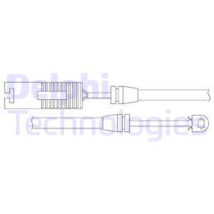 Jarrupalan kulumisen ilmaisin DELPHI LZ0134