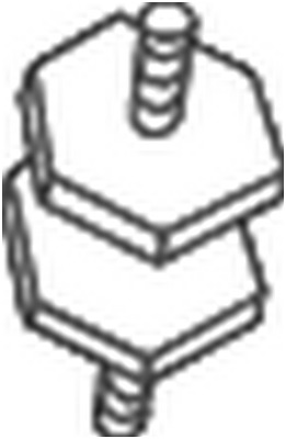 Kumisuikale, pakoputkisto BOSAL 255-333